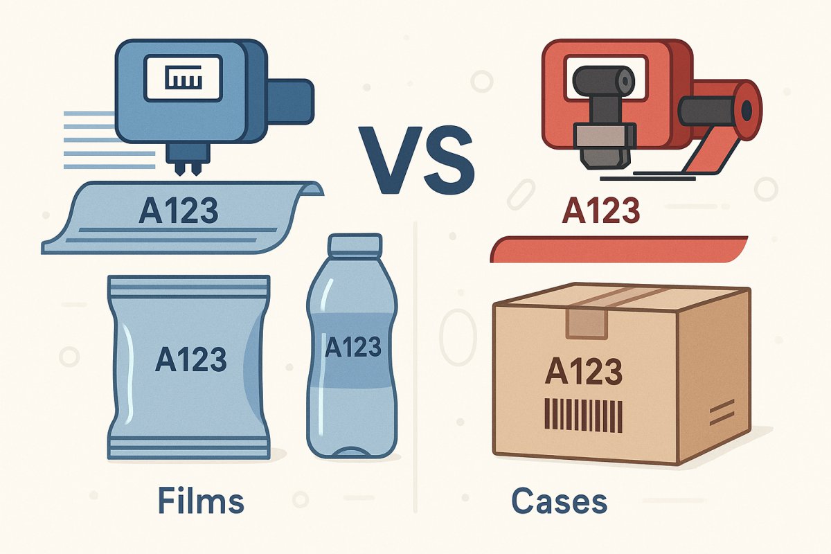 TIJ vs Thermal Transfer Ribbon for Product Coding: A Practical Guide for Films, Pouches, and Cases